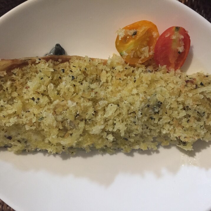 手軽に本格料理！鯖のバジルパン粉焼き♪